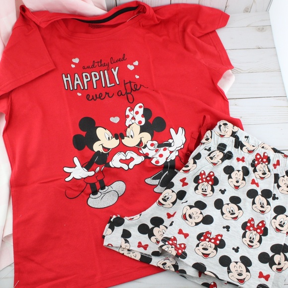 Disney Other - Mickey & Minnie Happily Ever After PJ Set